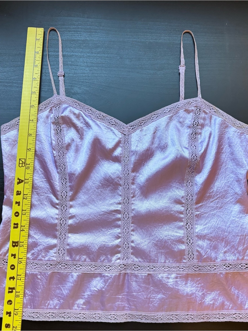 VTG Banana Republic Lavender Lace-Trim Camisole - Picture 7 of 8